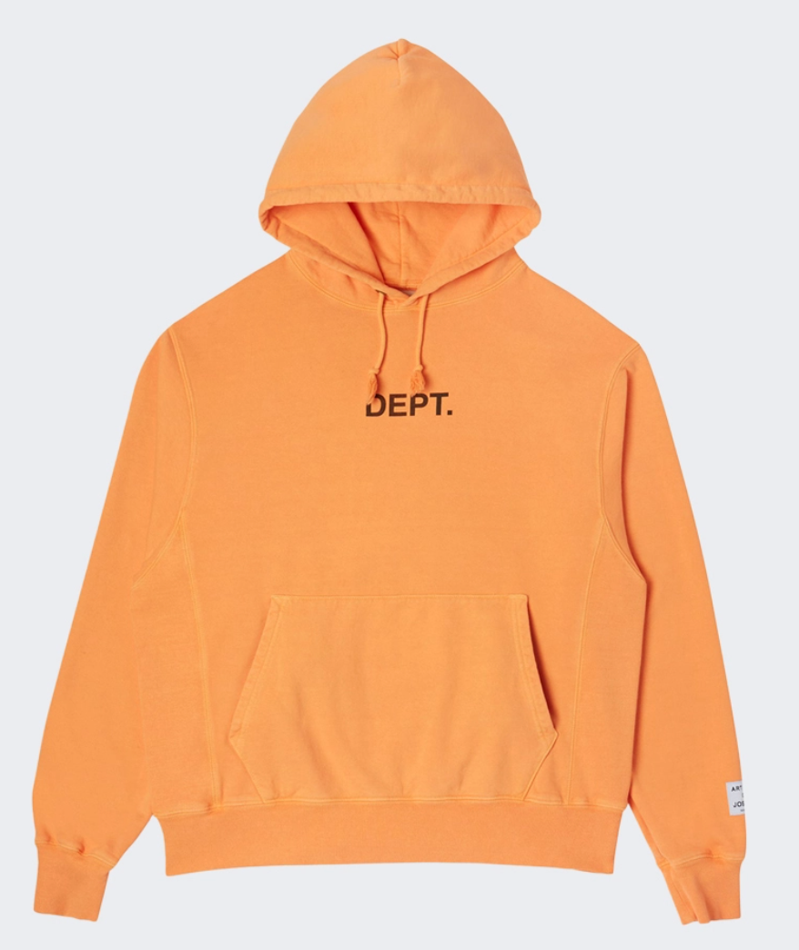 Gallery Dept. Logo Hoodie Flo Orange