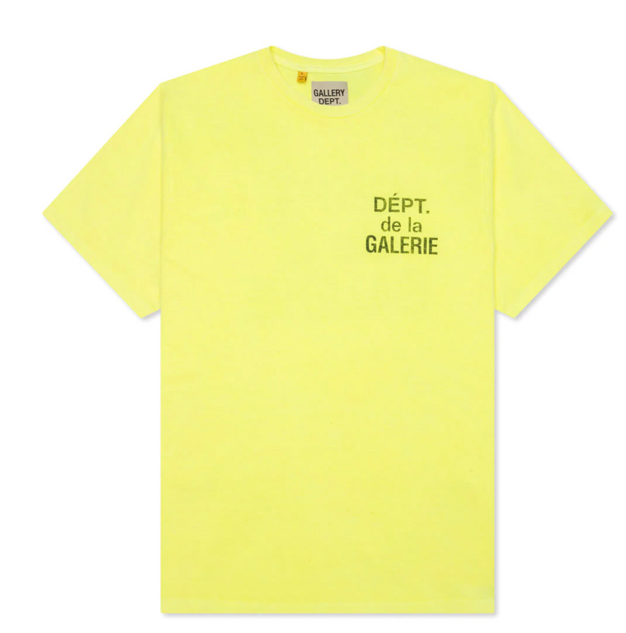 Gallery Dept. Neon Yellow French Tee