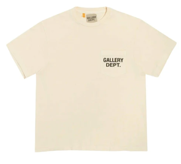Gallery Dept. Cream Pocket Logo Tee