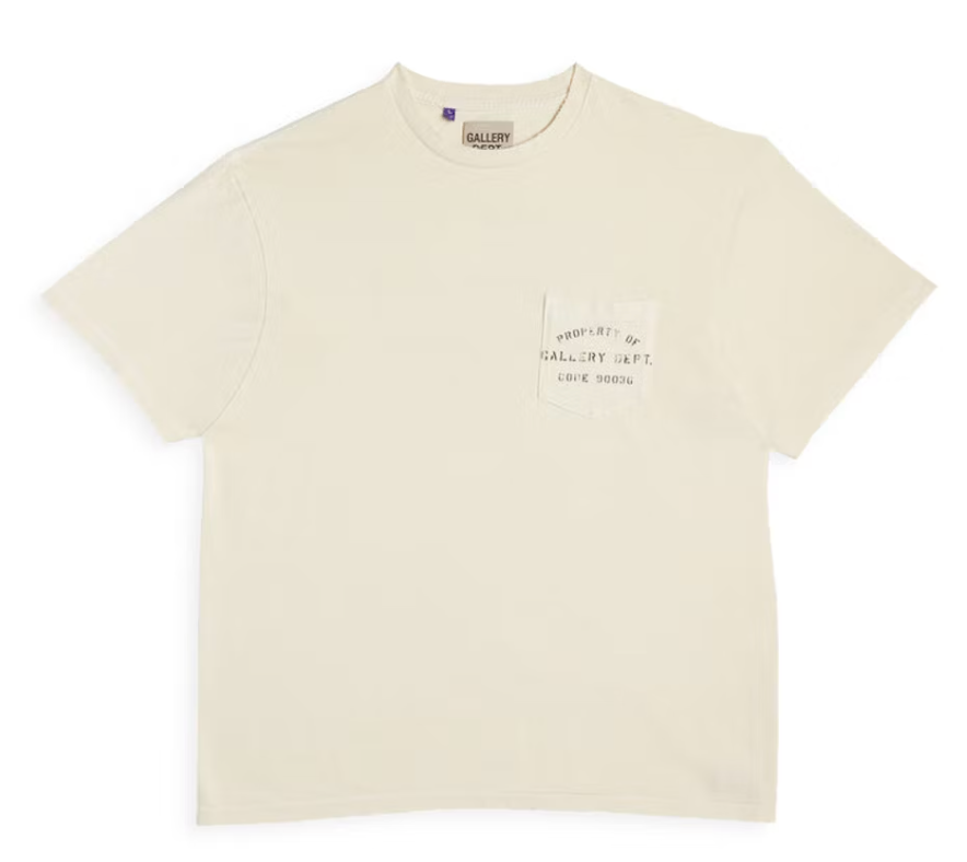 Gallery Dept. Property Of Stencil Tee Tee Natural