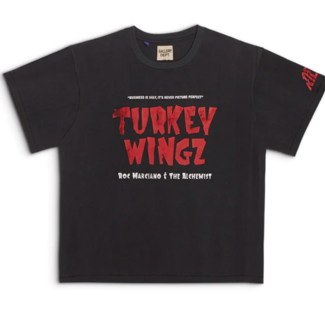 Gallery Dept. Turkey Wingz Tee Black