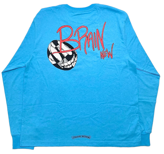 Chrome Hearts x Matty Boy 2024 Brain New Long Sleeve Blue