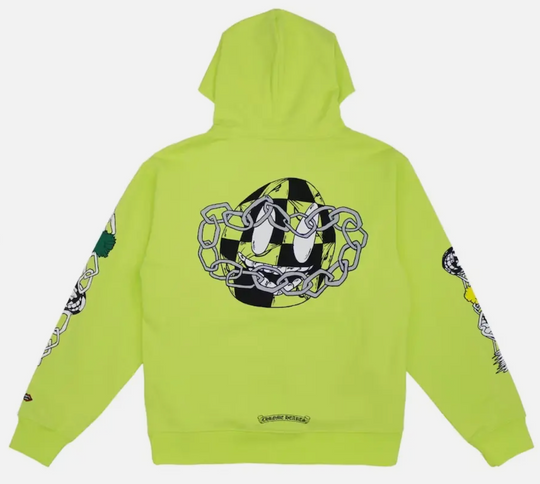 Chrome Hearts Matty Boy Lime Zip Up