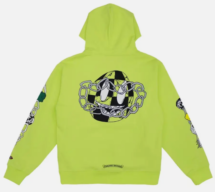 Chrome Hearts Matty Boy Lime Zip Up