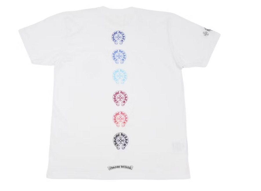 Chrome Hearts Multi Color Horse Shoe T-shirt White