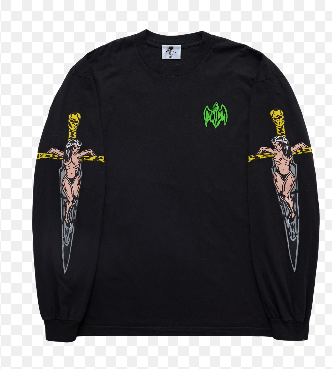 Warren Lotas Crucifixion Long Sleeve Black