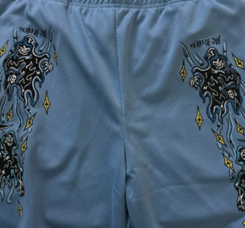 Warren Lotas Tears Of Joy Mesh Shorts