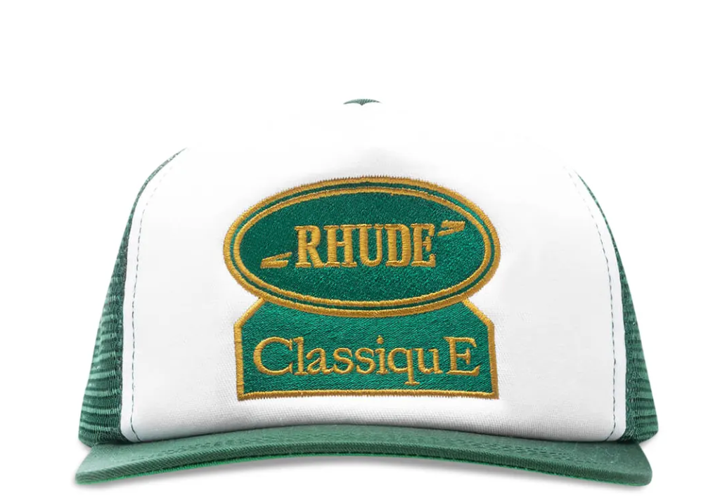 Rhude Classique Hat Hunter Green/White - Hunter Green/White
