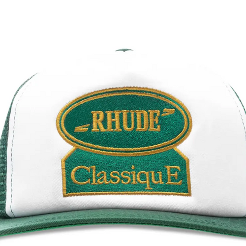 Rhude Classique Hat Hunter Green/White - Hunter Green/White