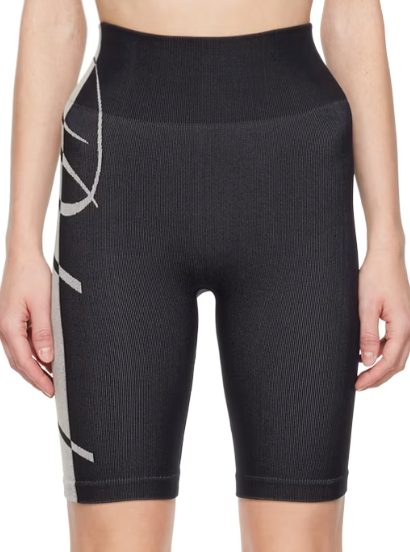 Rhude Core Techknit Biker Short Black/Grey