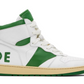 Rhude Rhecess-Hi Sneaker - White/Green MSRP:$685.00 Size 8 Mens Shoe