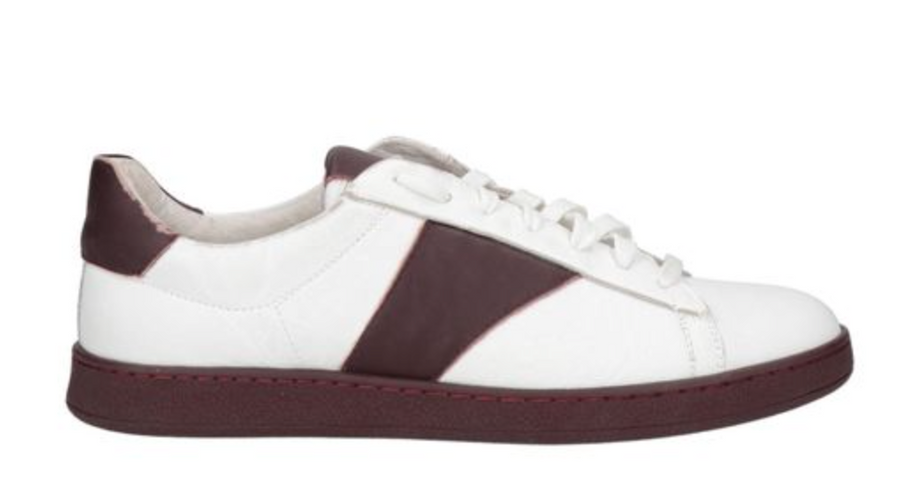 Rhude Court Shoe - White/Maroon MSRP $670