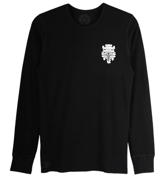 Chrome Hearts Dagger Long-Sleeve Thermal T-Shirt 'Black'