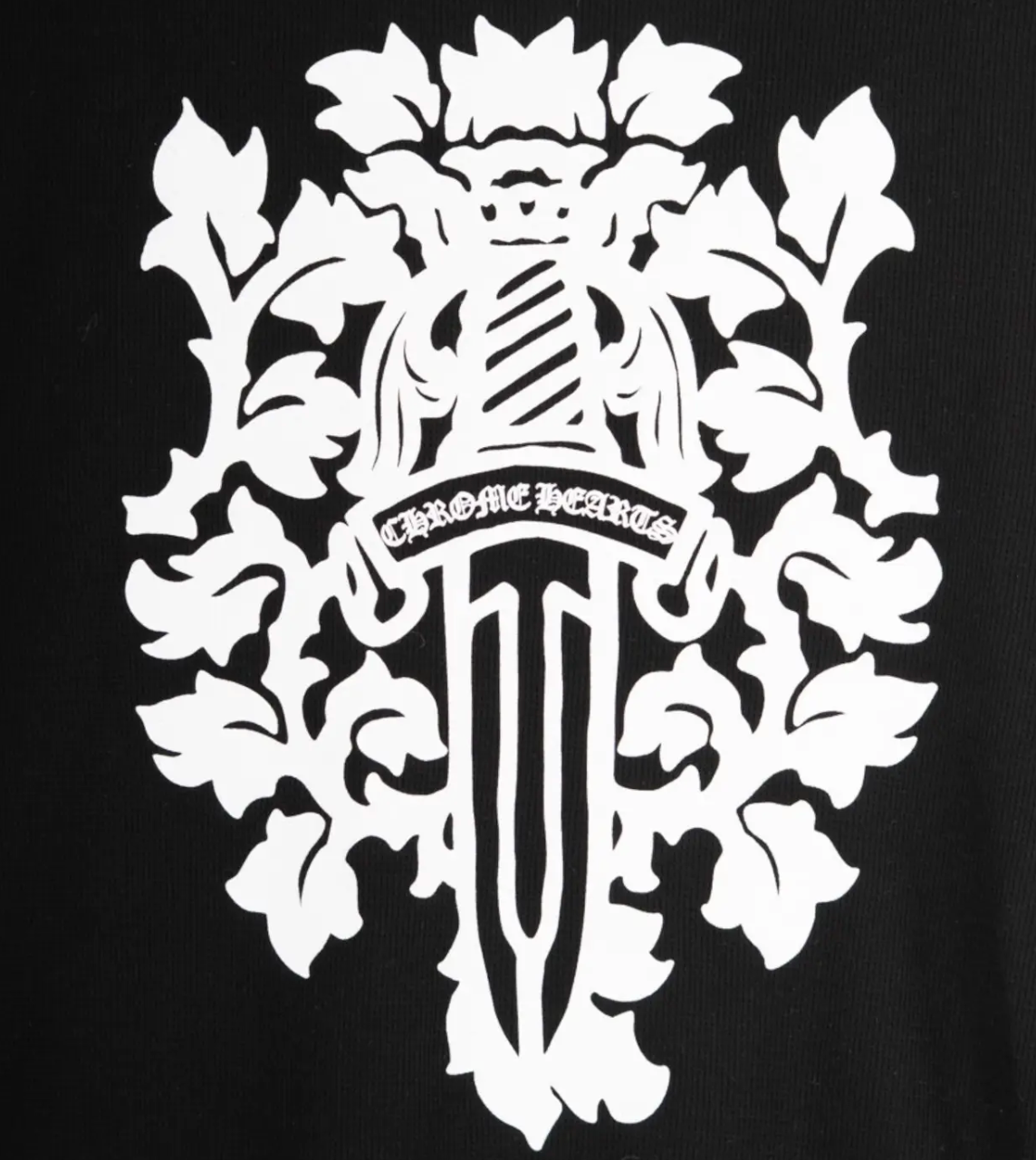 Chrome Hearts Dagger Long-Sleeve Thermal T-Shirt 'Black'