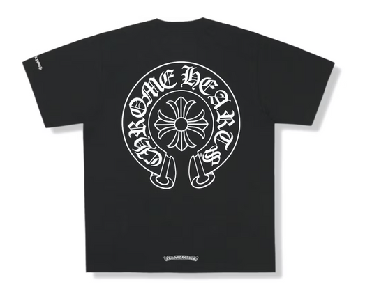 Chrome Hearts Horse Shoe Logo Pocket T-Shirt Black