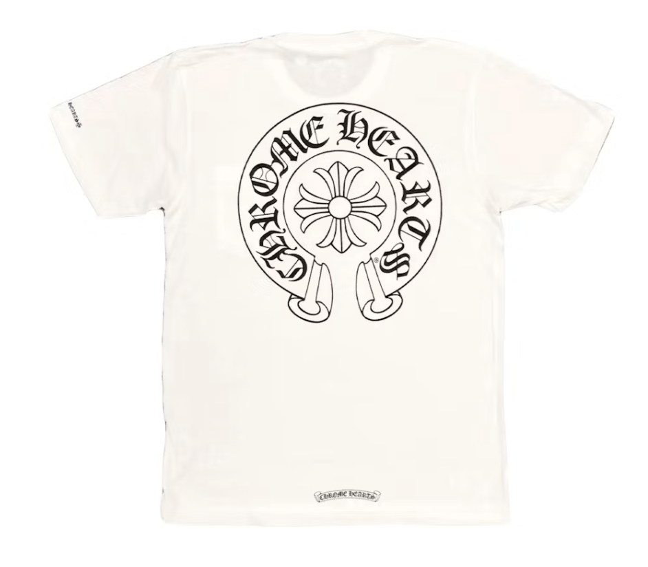 Chrome Hearts Horse Shoe Logo Pocket T-Shirt White