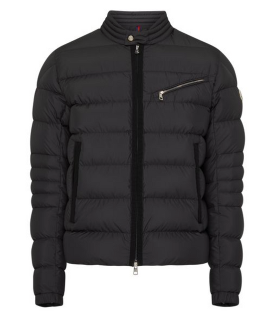 Moncler Authie Giubbotto Short Down Jacket Black Size 0