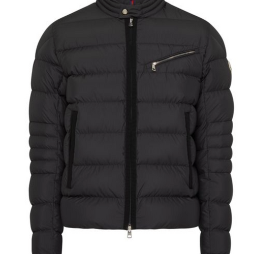 Moncler Authie Giubbotto Short Down Jacket Black Size 0
