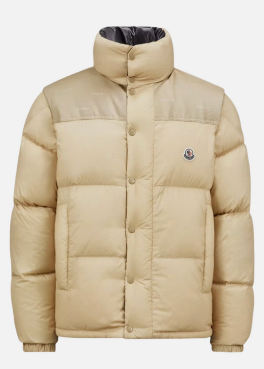 Moncler Verone 1 Monogram Reversible Beige Jacket
