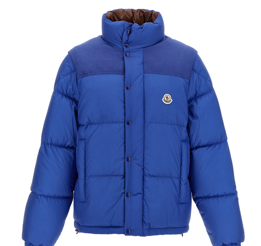 Moncler Verone 1 Reversible Monogram Blue Jacket