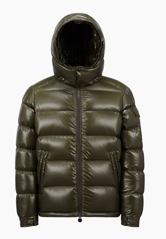 Moncler Maya Giubbotto Olive Jacket Size 6