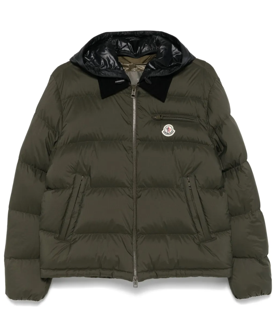 Moncler Calima Giubbutto Olive Jacket Size 5