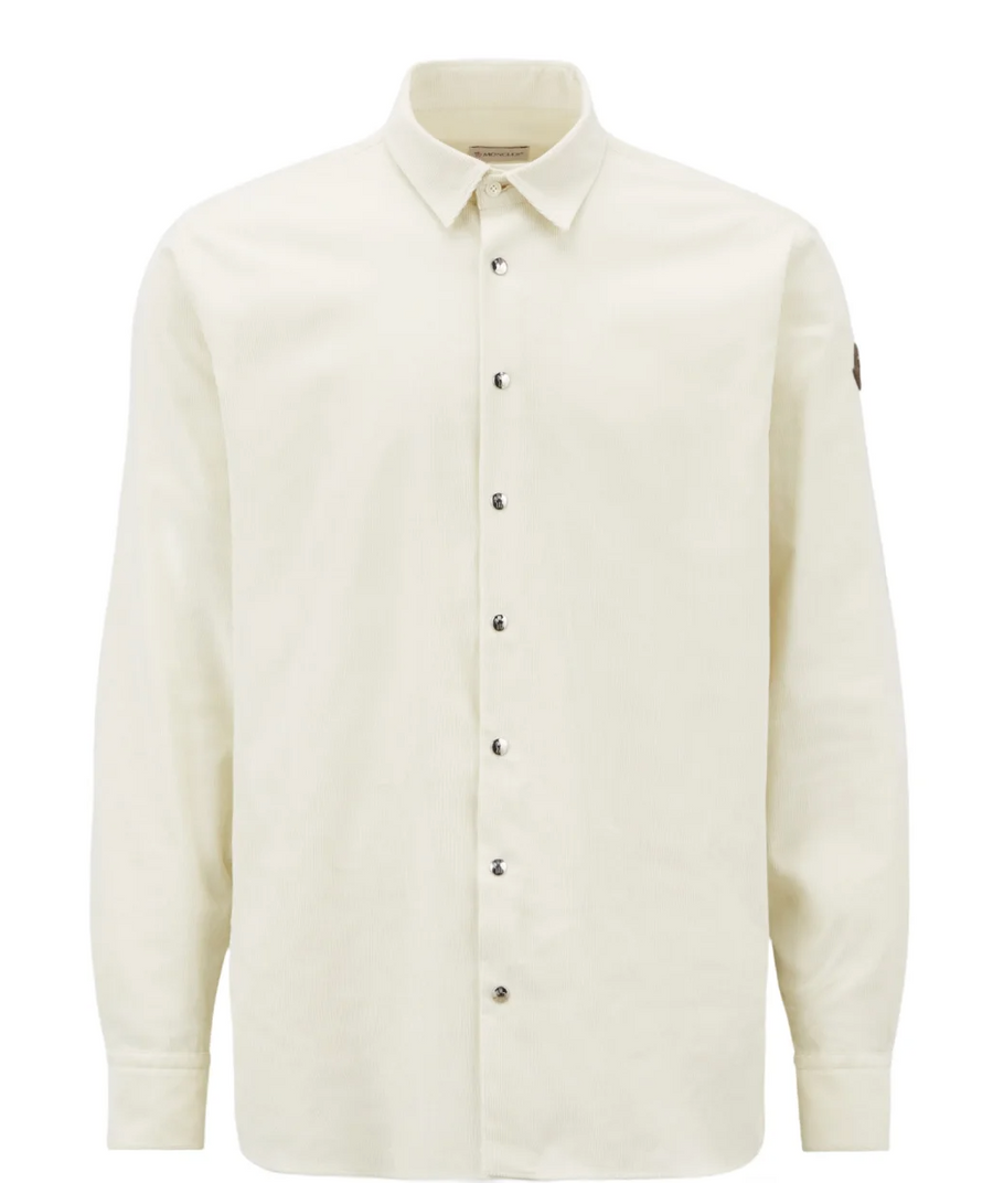 Moncler Long-Sleeved Corduroy  Button Down Shirt Size Small