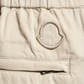 Moncler Elasticated-Waist Corduroy Trousers White Size 50