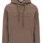 Moncler Felpa Con Cappuccio / Moncler Brown Cotton Logo Hoodie Size Large
