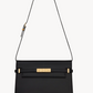 Yves Saint Laurent  Smooth Calfskin Manhattan Shoulder Bag Black YSL