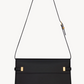 Yves Saint Laurent  Smooth Calfskin Manhattan Shoulder Bag Black YSL