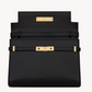 Yves Saint Laurent  Smooth Calfskin Manhattan Shoulder Bag Black YSL