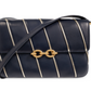 Yves Saint Laurent Deep Marine Blue ‘Le Maillon’ Shoulder Bag YSL