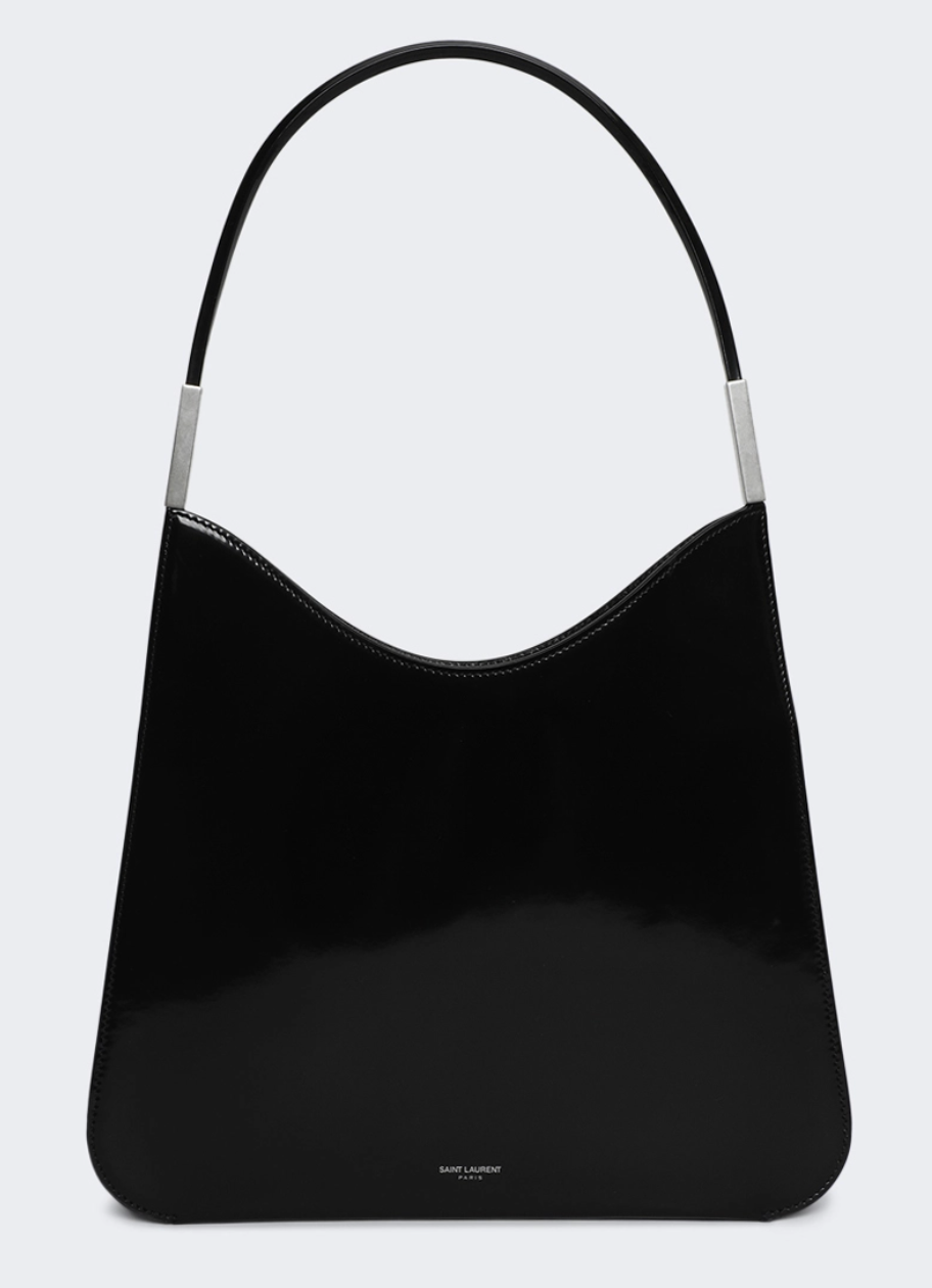 Yves Saint Laurent Hobo Handbag Black YSL