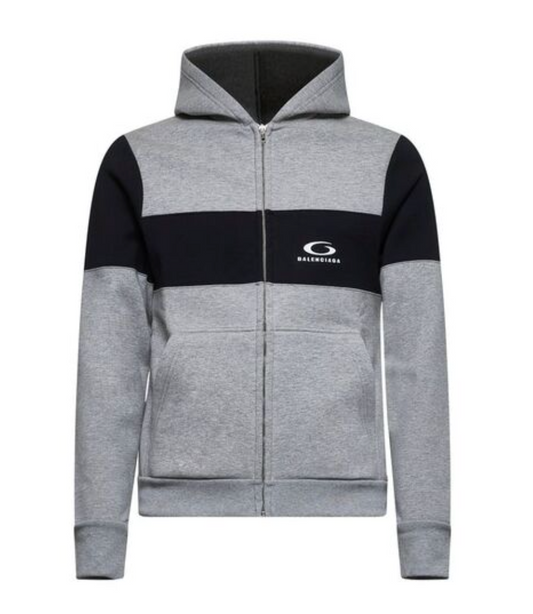 Balenciaga Heather Grey Zip Up Size XL