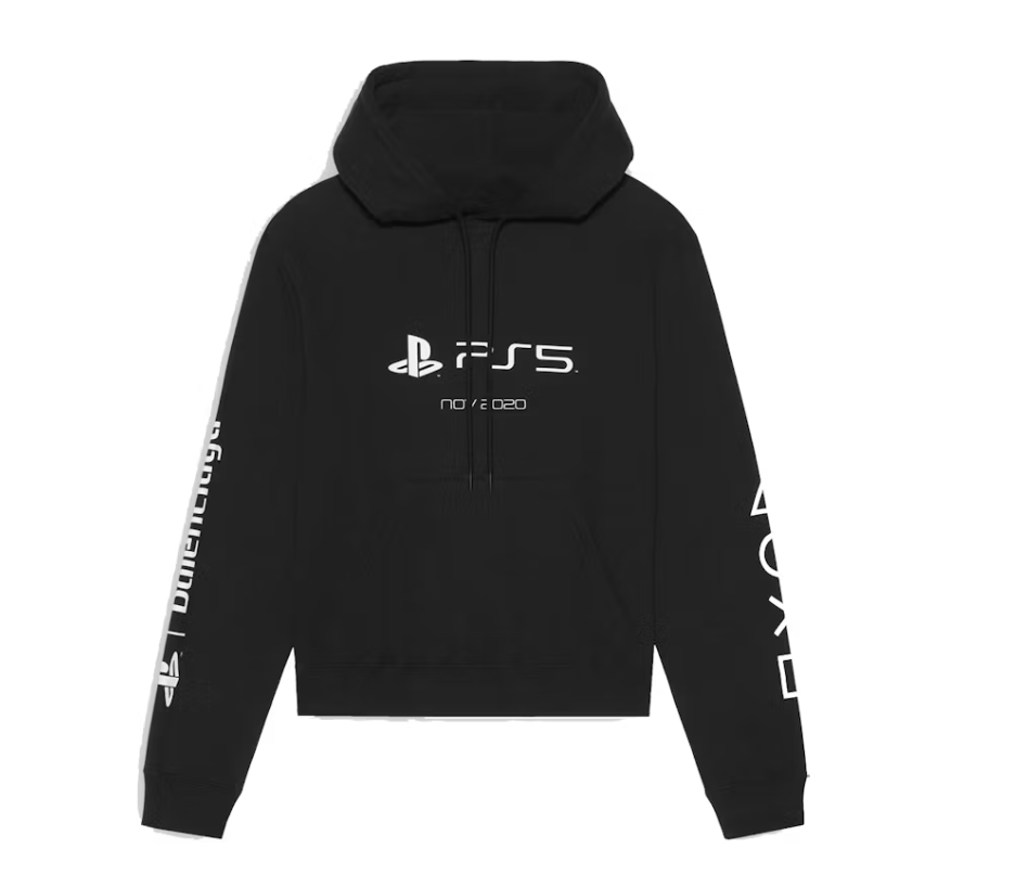 Balenciaga x Playstation Hoodie Black Size Medium