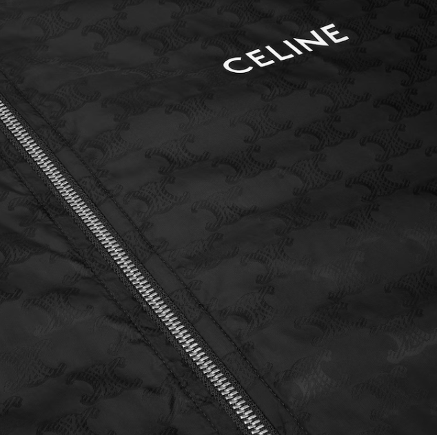 Celine Blouson Jacket in Monogram Nylon 'Black' Size IT-50 (US-40)