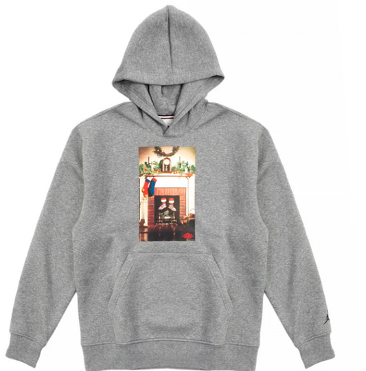 Brand New Air Jordan Mens Jumpman Chimney Hoodie Grey Extra Small (XS)