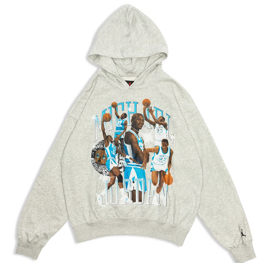 Brand New Jordan Flight Oversized Pullover Hoodie UNC Grey Size Extra Small (XS)