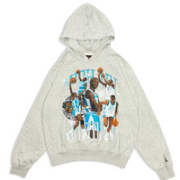 Brand New Jordan Flight Oversized Pullover Hoodie UNC Grey Size Small