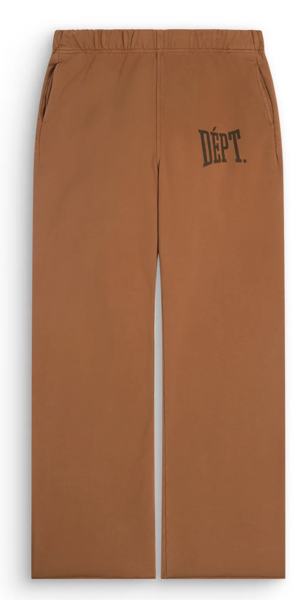 Gallery Dept. Team Sweatpants Cocoa Brown Size  EXTRA SMALL (XS)