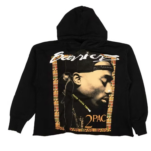 Barriers x 2Pac Pullover Hoodie Black Size Small