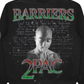 Barriers x 2Pac Crewneck 'Black' All Eyes On Me Crewneck Size Small