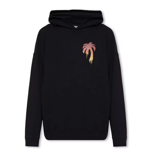 Palm Angels I Love PA Hoody Black/Red Size Medium