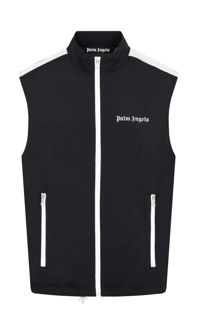 Palm Angels Classic Logo Vest Black/Off White Size 50