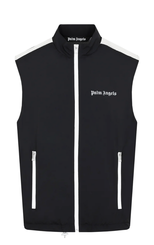 Palm Angels Classic Logo Vest Black/Off White Size 48