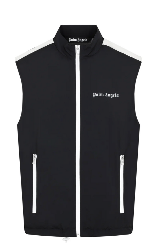 Palm Angels Classic Logo Vest Black/Off White Size 46