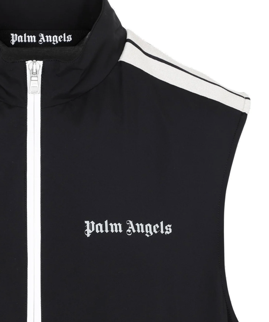 Palm Angels Classic Logo Vest Black/Off White Size 50