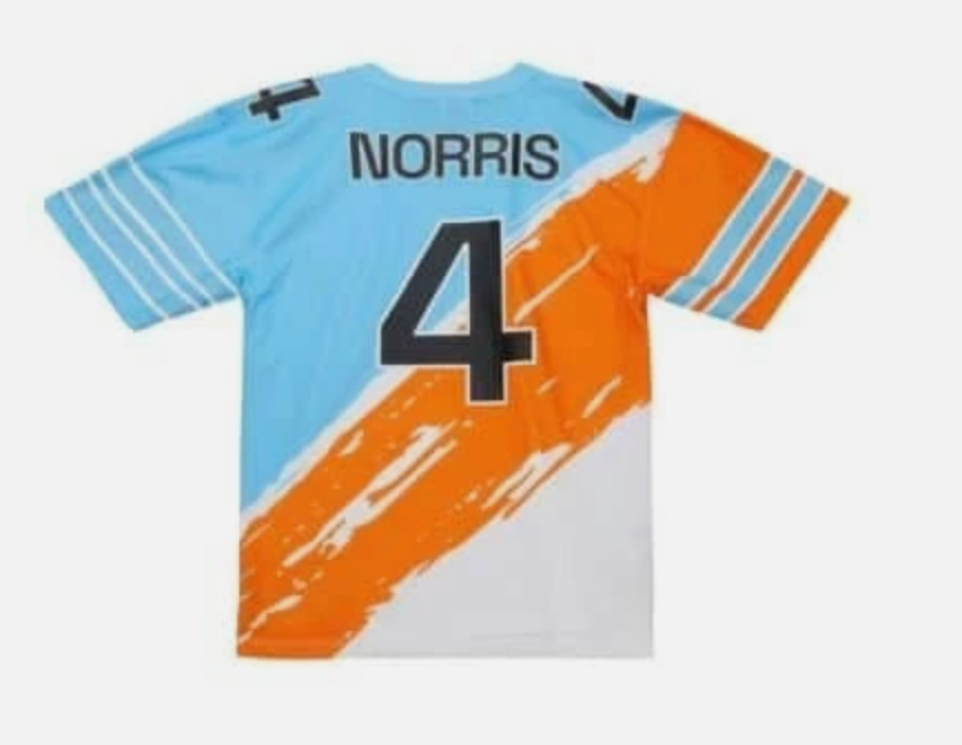 McLaren Racing F1 Miami Grand Prix Lando Norris Mitchell & Ness Jersey Size Large