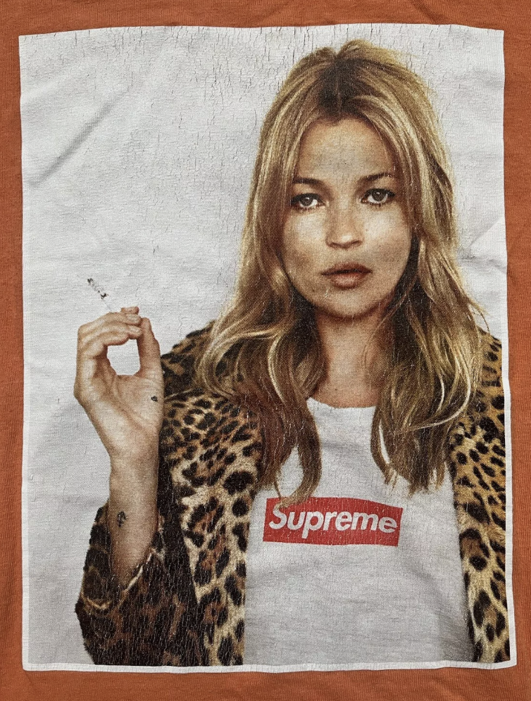 Supreme Kate Moss Orange 2012 Tee Shirt Size Large